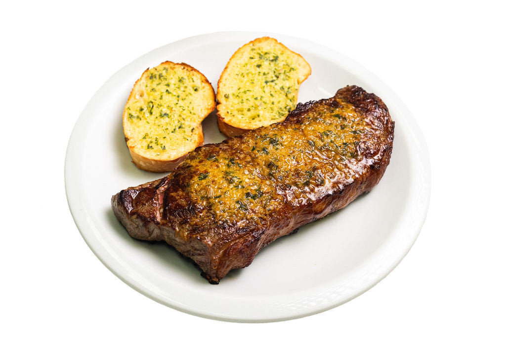 Steak of your choice, with Café de Paris butter glaze